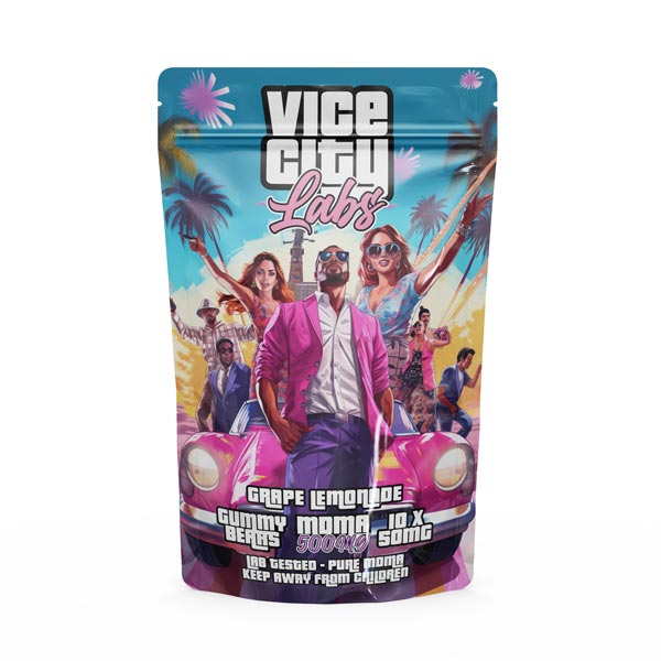 500MG MDMA Gummy Bears – Grape Lemonade – Vice City Labs